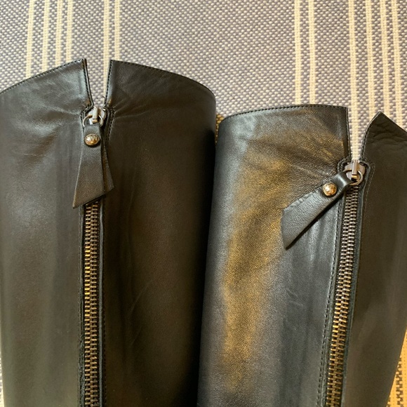 STUART WEITZMAN Black Leather High Heeled Boots - Picture 8 of 8